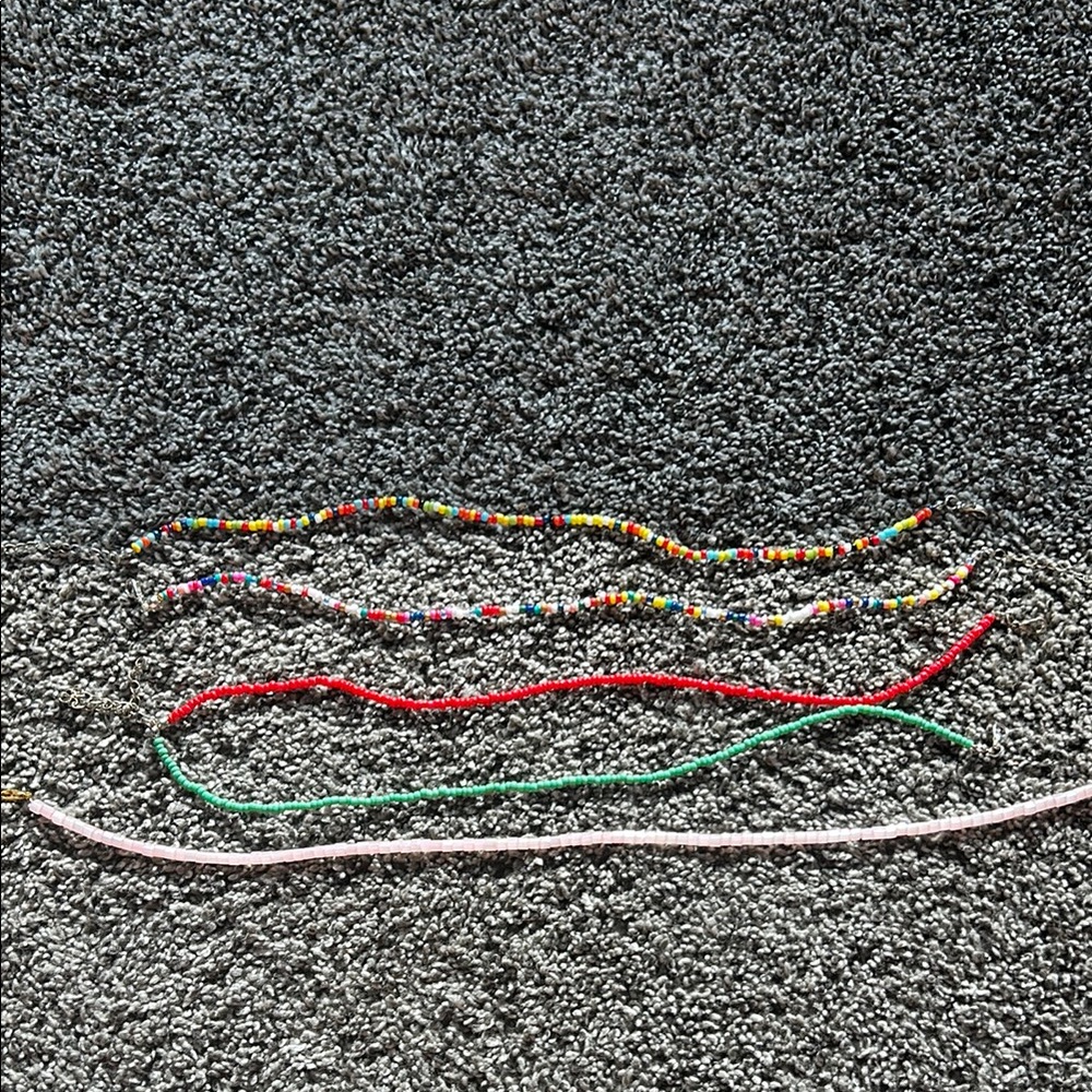 Colorful Beaded necklace Set